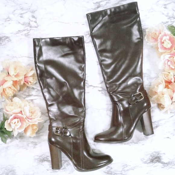 Apt. 9 Shoes - Apt. 9 chateaux dark brown knee high boots